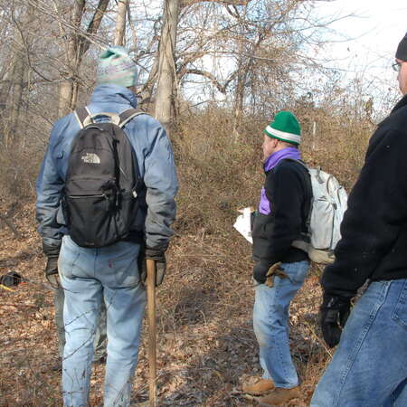 Trail Day in Baldpate with New Jersey Trails Association (njtrails.org) - 01/27/2008