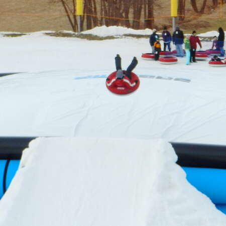 Snow Tubing at the Drop Zone - 02/04/2012