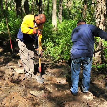 Trail Day in Baldpate Mountain - April 29, 2012 - 04/29/2012